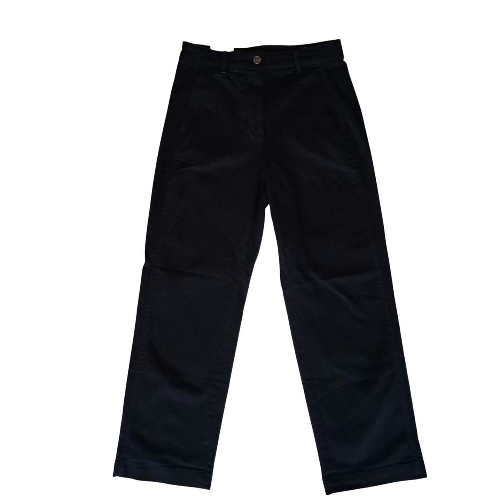 NWT Banana Republic Weekender Black Garment-Dyed Straight Jeans Size 2